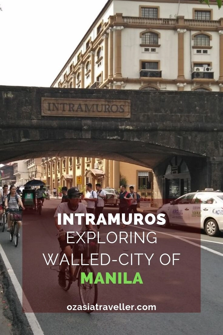 Intramorus walled city of Manila Phillipines