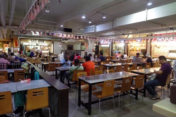foodcourt at kl central market