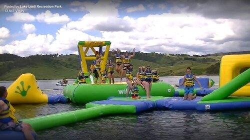 Inflated Island at Lake Lyell NSW