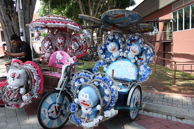 cycle rickshaw in malaysia