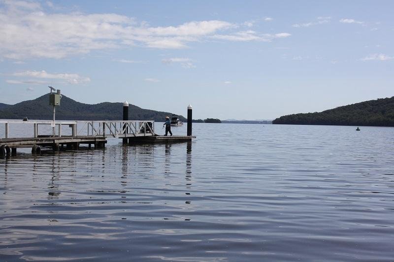 Wallis lake in central coast 