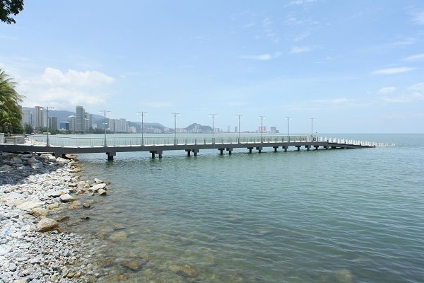 Jetty at Eastern and Oriental Hotel