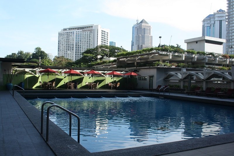 Ourdoor pool at Concorde Hotel kl