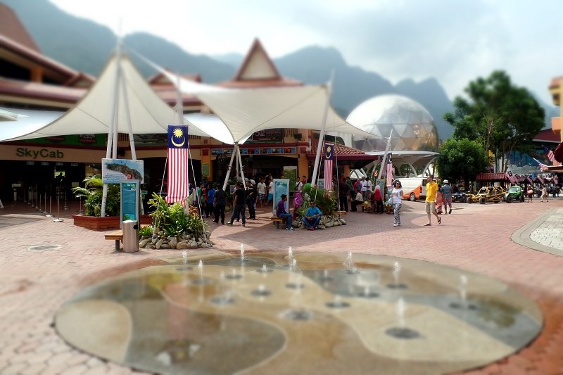 Ticketing area for Langkawi Cable Car