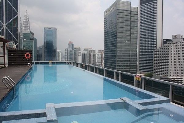 Rooftop pool at Somerset Ampang