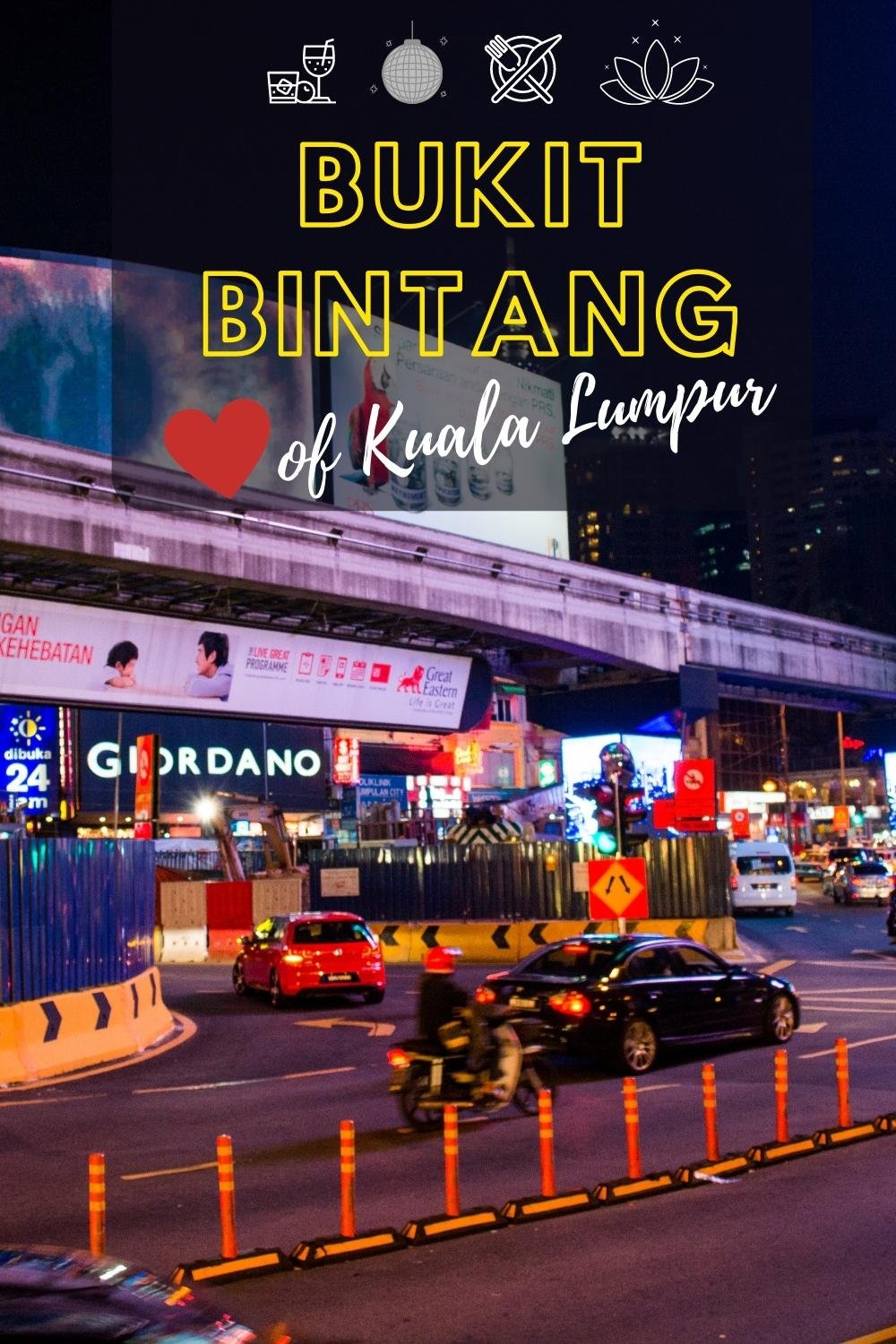 visit bukit bintang in kuala lumpur - jalan alor