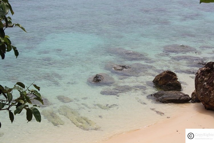 Hidden beach on Pulau Kapas- Kapas Island Kuala Terengganu