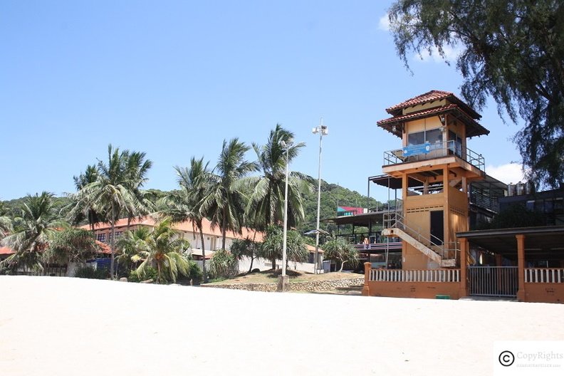 Teluk Cempedak Beach Area along Hyatt Regency