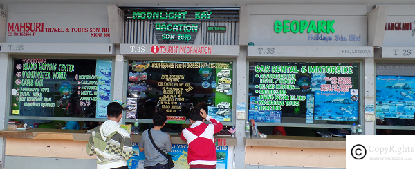 Tour Operators at Langkawi Kuah Village Jetty Area