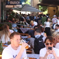A busy lunch time at the Rocks