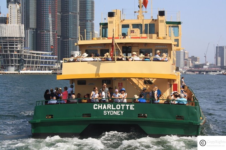 Catching a ferry is the quickest way to navigate in Sydney