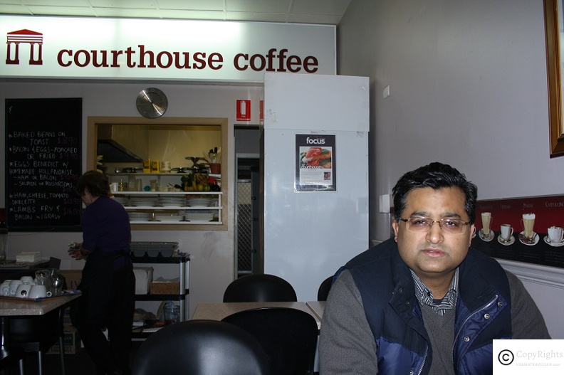 Brekkie at a local cafe in Armidale NSW