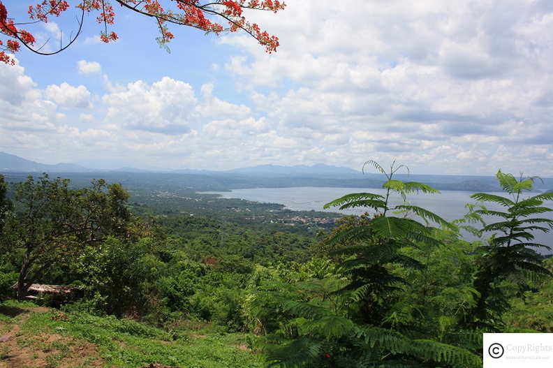 Beautiful views of Lake Taal from Picnic Point Area