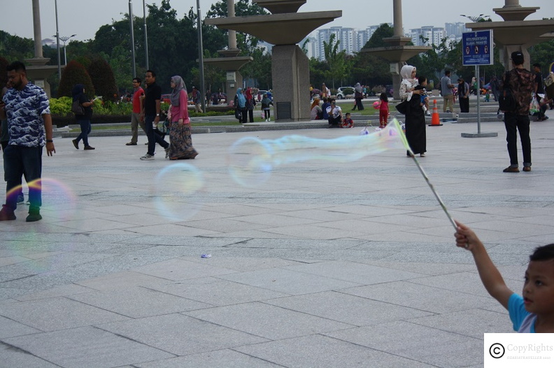 Putrajaya - A busy day for the visitors