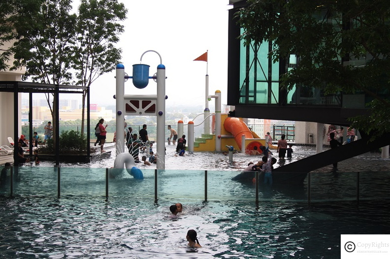 Waterpark inside Shore Hotel and Residence in Melaka