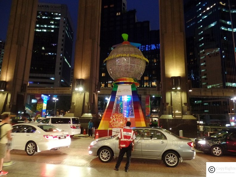 Outside Berjaya Times Square Shopping Malls