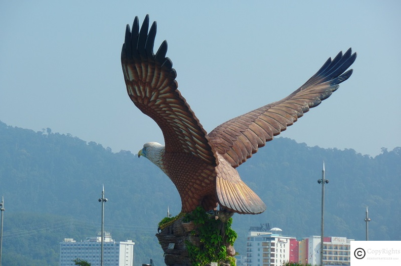 Eagle Statue Langkawi near Kuah Village