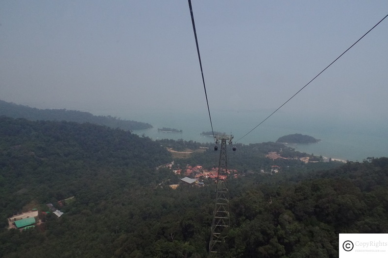 Beautiful View of Andaman Sea from Langkawi Cable Car