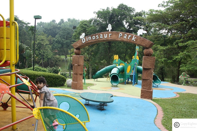 Play area in botanic gardens