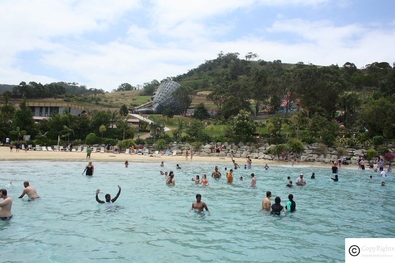 The wave generator at Jamberoo is a great place for water fun. 