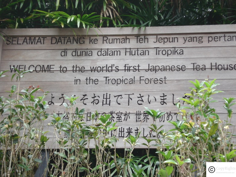 Entry to Japanese Tea Gardens in Berjaya Hills