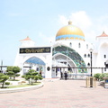 Malacca Straits Mosque is a landmark of Melaka