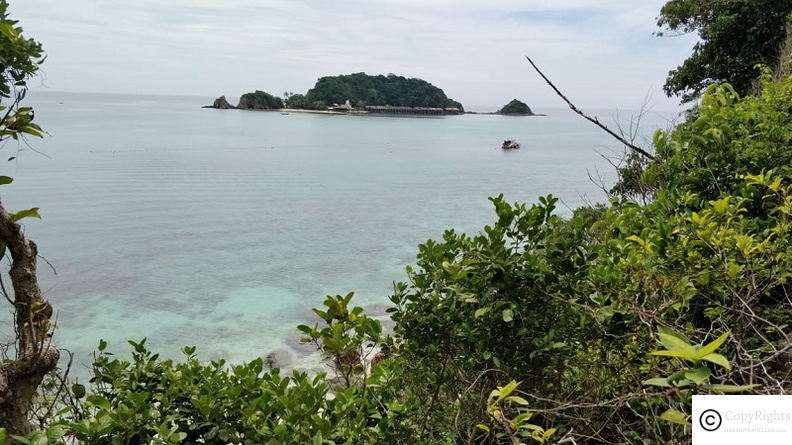 View of Jamia Island from Pulau Kapas