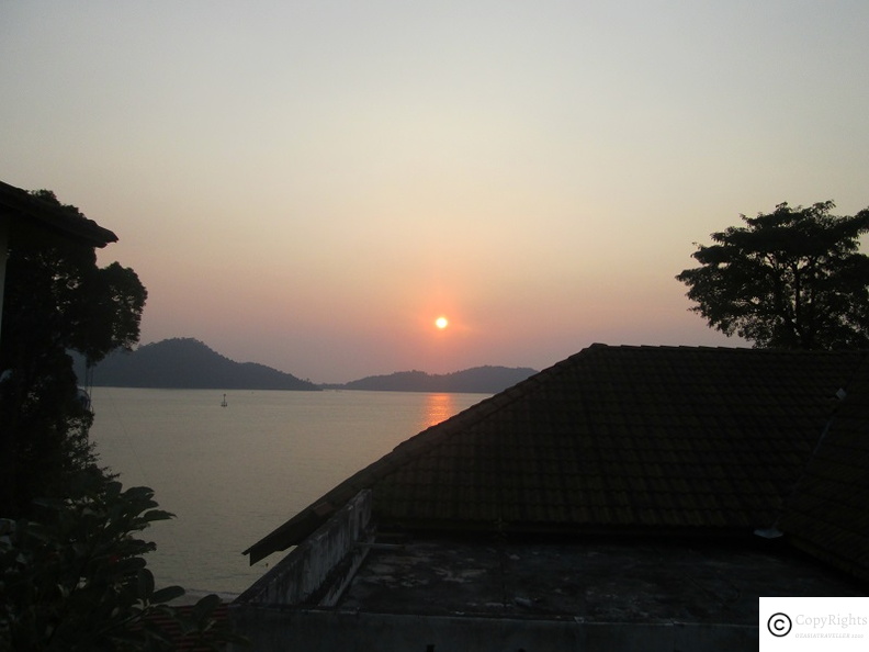 Beautiful Sunset over Pangkor Island