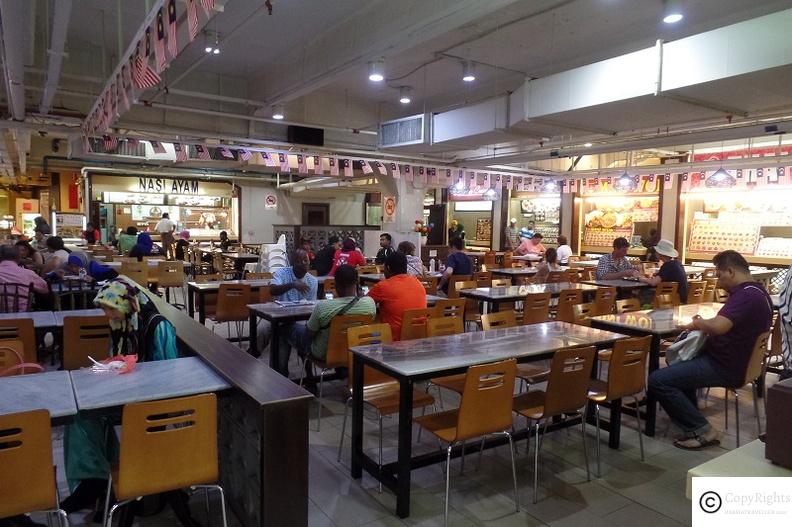 Food Court on the first floor on Central Markets in Kuala Lumpur
