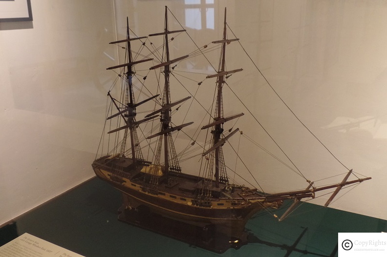 Replica of early ships that arrived at Kuching Sarawak