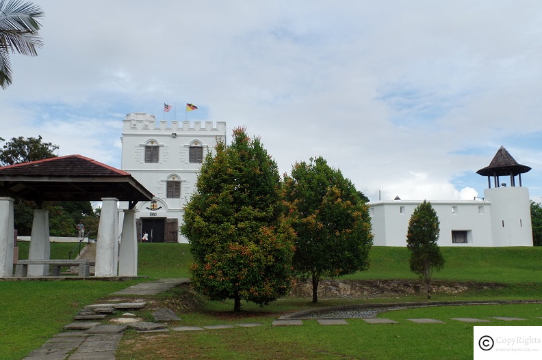 Beautiful View of Fort Margherita in Kuching Sarwak