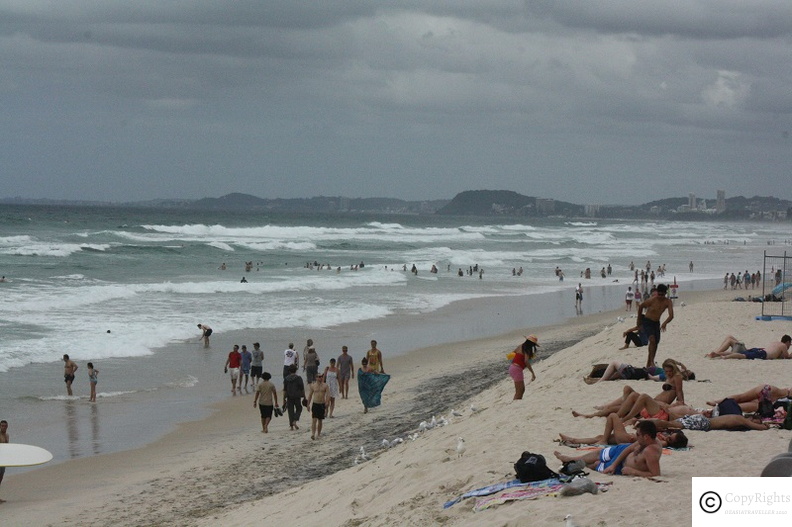 Surfers Paradise Beach in Summers