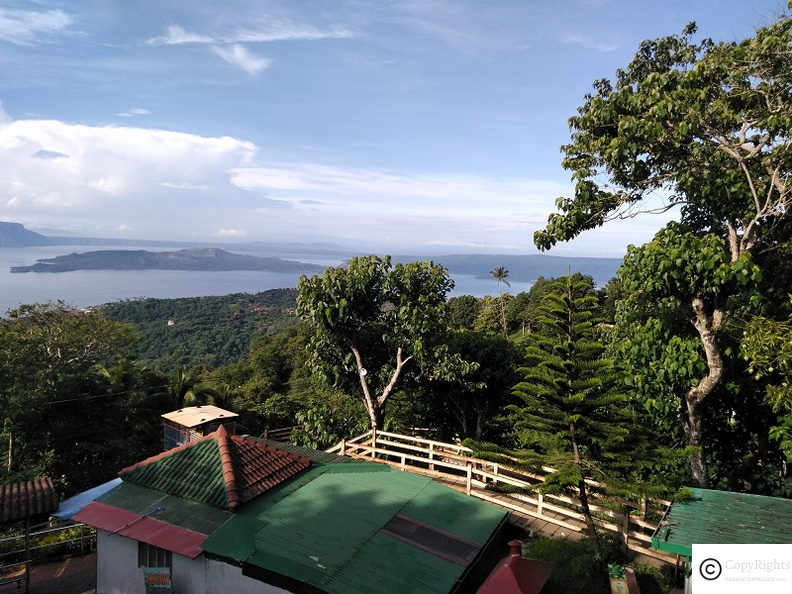 Beautiful views of Lake Taal from Tagaytay
