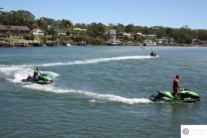 Watersports in Huskisson NSW in Jervis Bay Area.