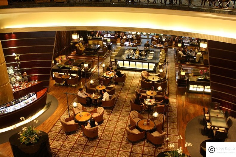 Lobby area of Mandarin Oriental Hotel