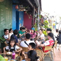 Cafes on Melaka River in Melaka City