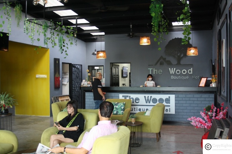 The Wood Boutique in Muar reception area