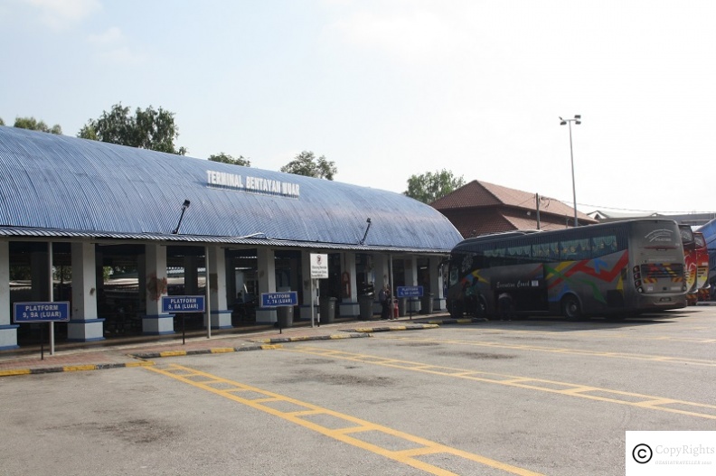 Bus Terminal at Muar 