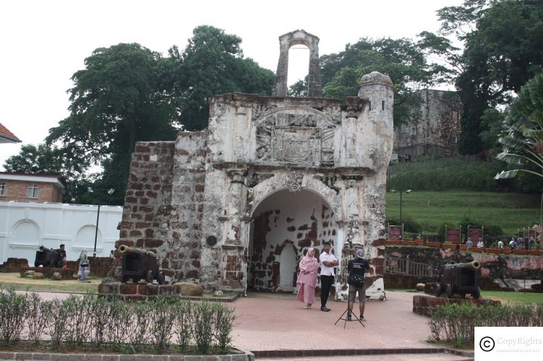 Fort Famosa is a popular landmark in Melaka 