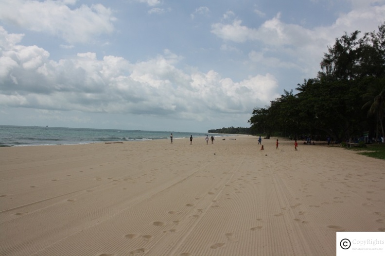 Well managed beach at Desaru Coast