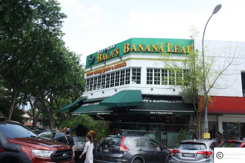 Another popular banana leaf restaurant in Bangsar
